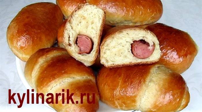 Сосиски в тісті з дріжджового тіста в духовці рецепт з фото температура приготування можуть бути іншими
